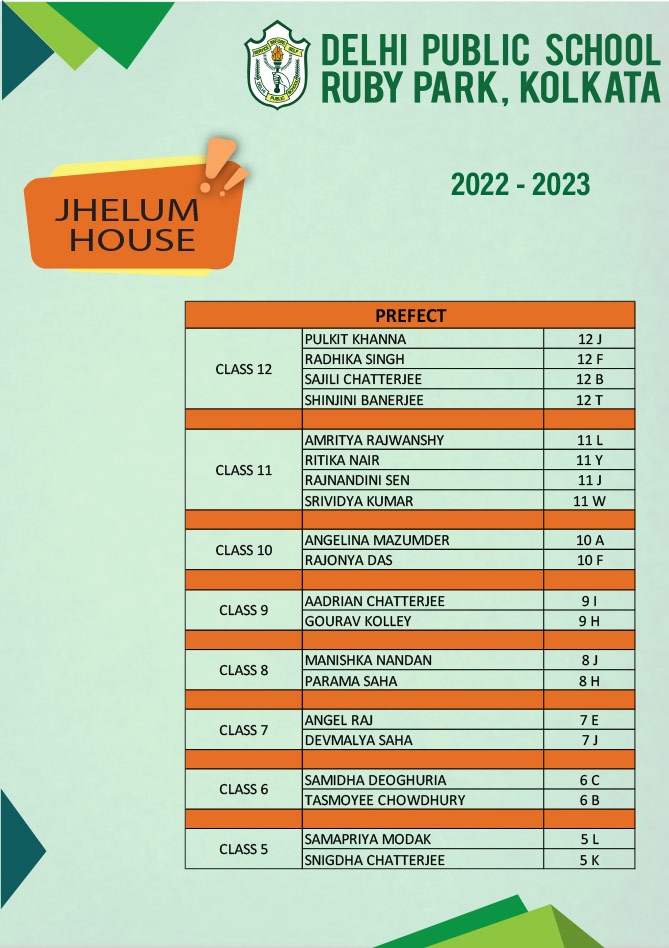 House Prefect 2022-23